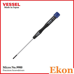 Vessel 9900-2.5x75 Precision Micro Screwdriver Slotted 2.5mm x 75mm 