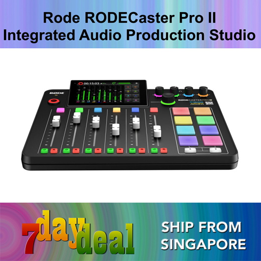 RODE RODECaster Pro II Integrated Audio Production Studio