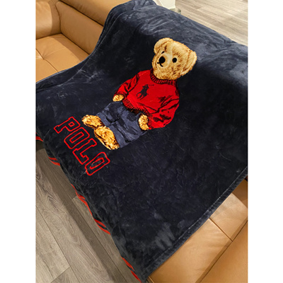 Global Shop」- Polo Ralph Lauren Teddy Bear Blanket Blanket 127cm x 178cm