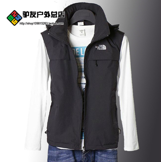 [S$27.79](?50%)New spring and fall/winter men s north face fleece vest Korean version of outdoor sports and leisure