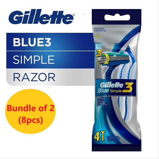 gillette blue simple