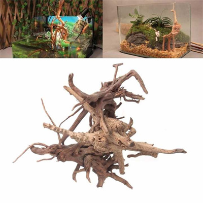 1 Tree Trunk Aquarium Ornament Drift Wood Fish Tank Reptile