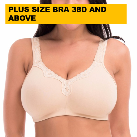 plus size wirefree bras