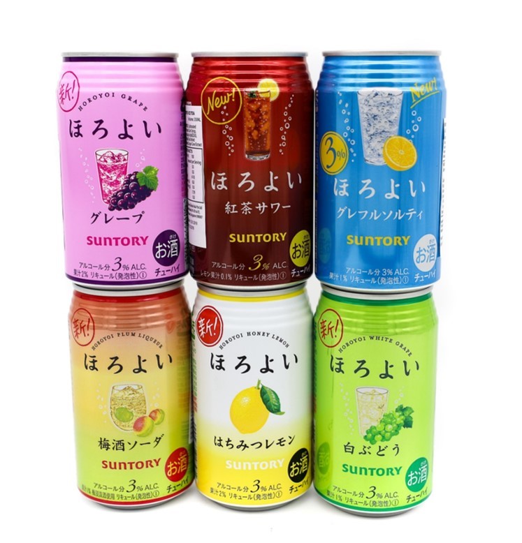 Qoo10 Suntory Horoyoi White Grape Red Grape Umeshu Honey Lemon Salty Grapefr Drinks Sweets