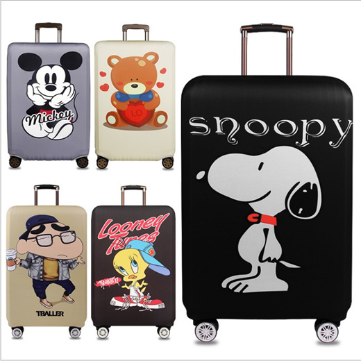 Qoo10 - Cartoon LuggageCover : Bag & Wallet