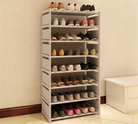 Qoo10 Shoe Rack Multi Tier Space Saving Storage Organizer Shelf Display Cab Furniture Deco