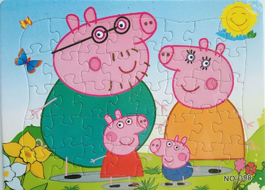 Qoo10 - 40 piece puzzle Peppa Pig pepper pig piggy PEC 4-5-6 plane ...