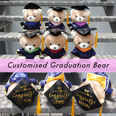 customized graduation bear