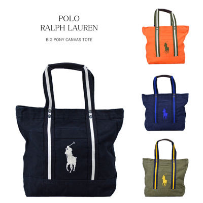 canvas big pony tote