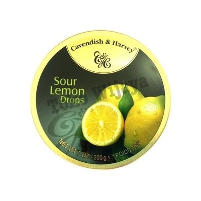 Permen Cavendish Harvey Sour Lemon Drops