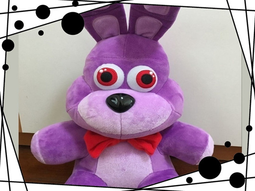 purple wolf plush