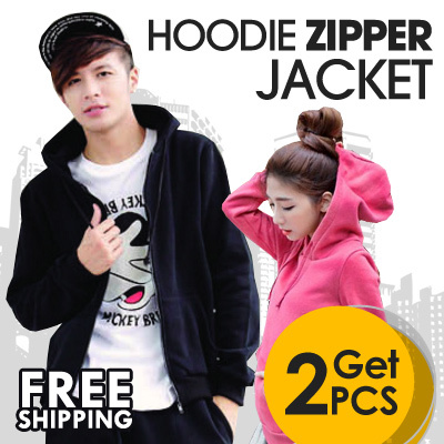 jaket hoodie zipper