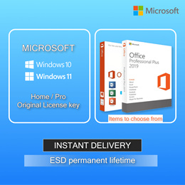 [ESD]마이크로소프트 윈도우 11 10 홈 프로 라이센스 키+ 오피스 선택