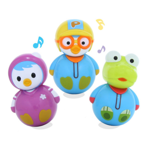 Pororo Mini Roly Poly Toy Cute Penguin Doll Baby Child Kids Crong Petty Girl Boy 