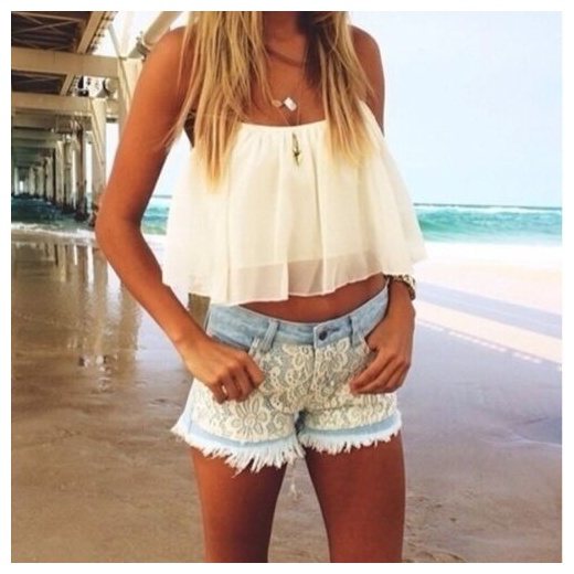 flowy crop top