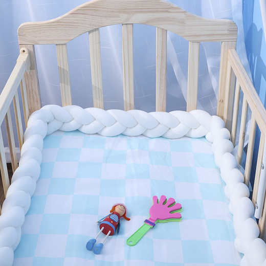 plush crib bumper