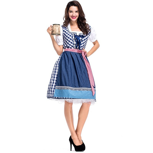 Qoo10 New German Oktoberfest Dress Dirndl Dress Bavarian Trachten German Fol Women S Clothing