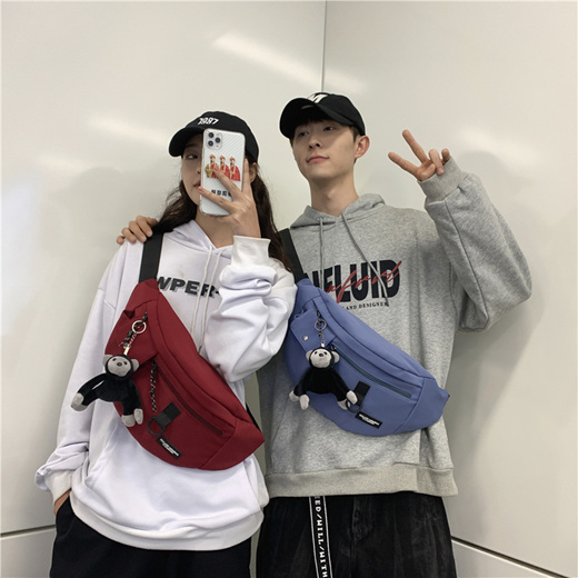 Qoo10 - 🔥Supreme🔥Women Men Korean bicycle Waist Bag pouch Casual Cross  Body  : Men's Accessorie