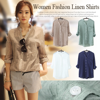 linen shirt outfit women