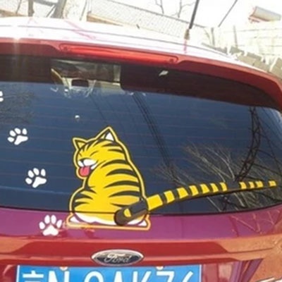 cartoon window stickers