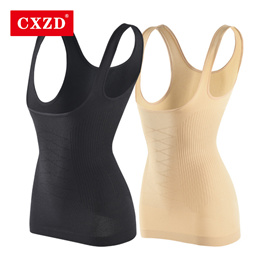 CXZD New Women Shapewear Padded Tummy Control Tank Top Slimming Camiso