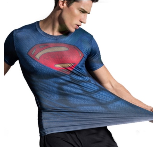 superman tight t shirt