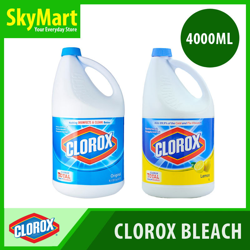 Qoo10 Clorox 4l Bleach Floor Cleaner Original Lemon