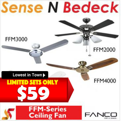 Fancofanco Ceiling Fan Ffm2000 Ffm3000 Ffm4000 Ffm6000 Light Kits Remote Led Bulb Best Price