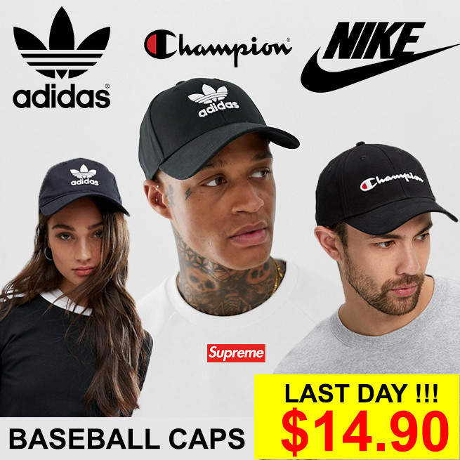 nike and adidas caps