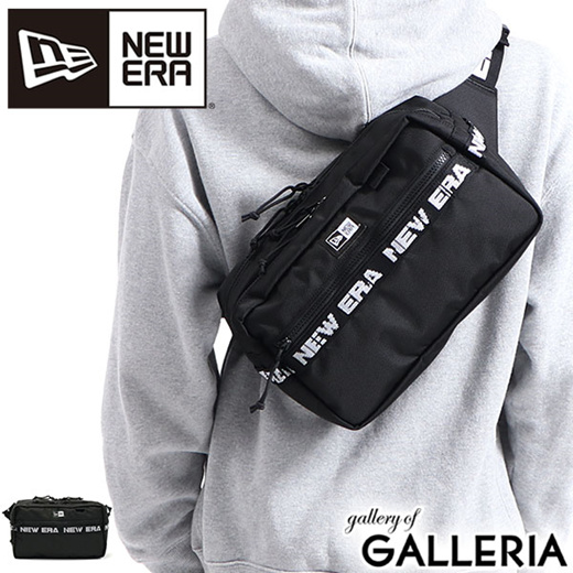 Qoo10 Sale Official Retailer New Era Square Waist Bag 7l Logo Tape Black Men S Bags Sho