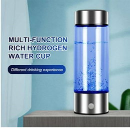 450ml Portable Hydrogen Water Bottle Ionized Generator Machine Rechargeable