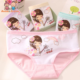 4pc/lot cotton panties for kid girls