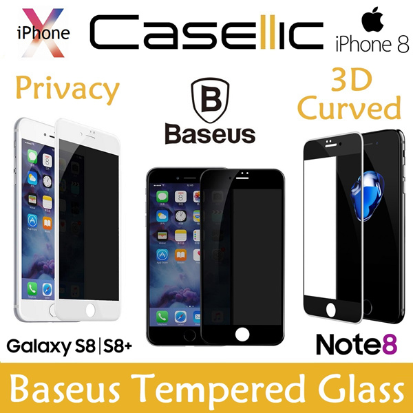 Buy Baseus 3d Privacy Tempered Glass Screen Protector Iphone X 8