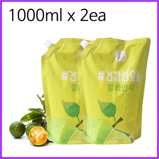 티몬월드 - Calamansi Juice 1000Ml X 2 Packs / Detox Calamansi 100%Juice/Healthy  D... : 생수/커피/음료