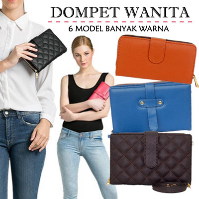  Qoo10  TURUN HARGA DOMPET WANITA  6 MODEL BANYAK WARNA 