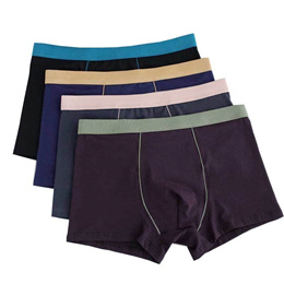 5Pcs Medium Elderly Women Cotton Boxer Panties Plus Size Ladies Comfy Loose  Underwear High Waist Briefs (Color : G, Size : 4XL 120)