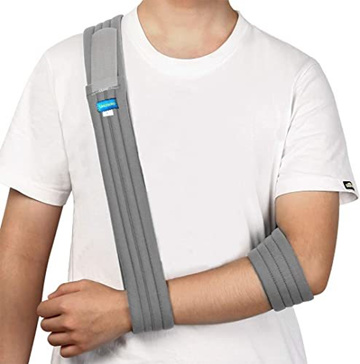 Velpeau Arm Sling with Waist Strap - Be Suitable for Sleep - Thin