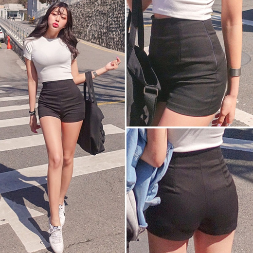 korean high waisted shorts