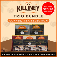 (Killiney) Bundle of 3 - Premium Coffee | Tea Selection Instant Coffee Kopi Drink
