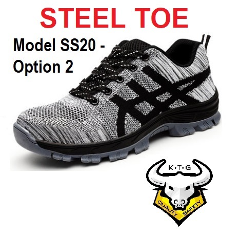 steel cap sports shoes