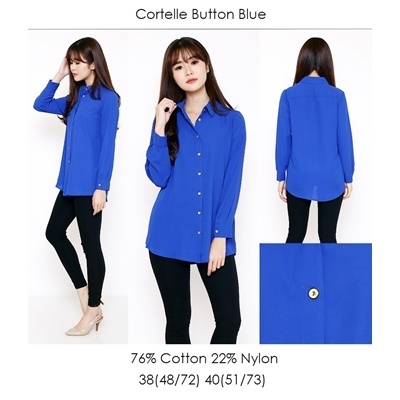Cortelle Button Blue