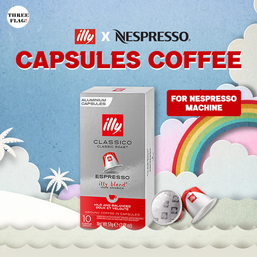 Qoo10 - illy Capsule Coffee for Nespresso Machine 1box(10capsules) -  Classico, : Drinks