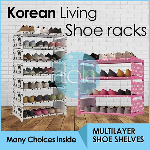 Qoo10 Local Fast Shipping Stackable Shoe Rack Many Design Shoe Shelf S Furniture Deco