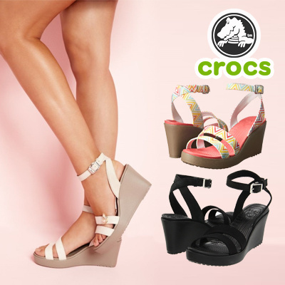 crocs leigh wedge sandal