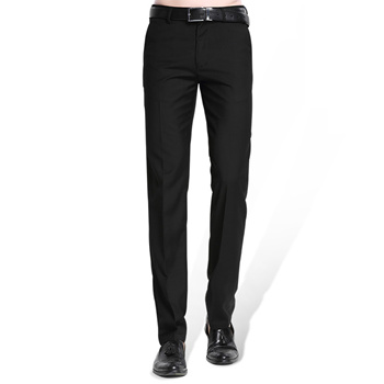 Qoo10 - discount Men s Black Suit Separate Pant FlatFront Straight ...