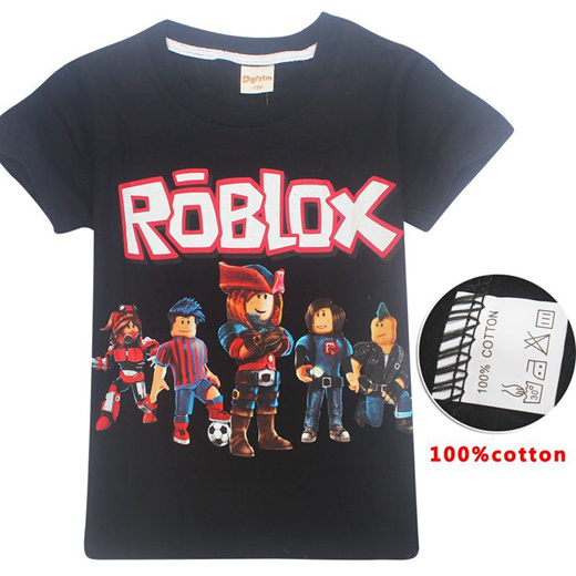 Qoo10 Summer New Foreign Trade Spot Roblox 6 14 Year Old Children T Shirt Ma Kids Fashion - sophias robloxs merch roblox logo at cotton cart