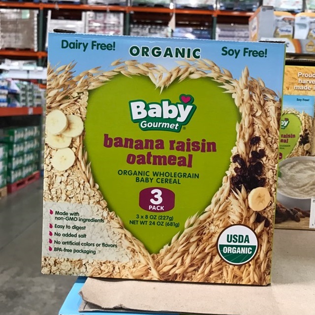 baby gourmet oatmeal cereal