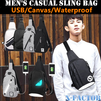 korean sling bag for men