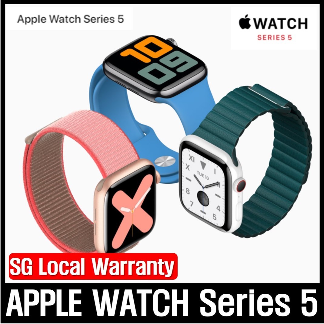 Qoo10 Apple Watch Series 5 1 Year Local Warranty Gps Lowest Price In S Smart Tech