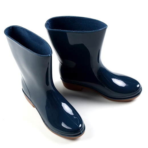 Ladies rubber rain boots rubber tube in 